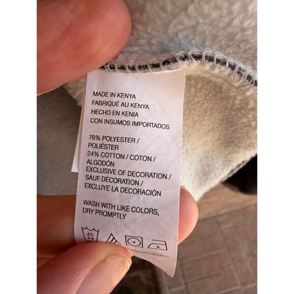 Izod Advantage Performance Mens Gray Stretch Quarter Zip Fleece Sweater Size XLT - Picture 4 of 5